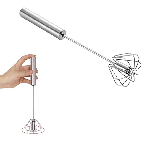 Meijunte Semi-Automatic Stainless Steel Whisk Cover