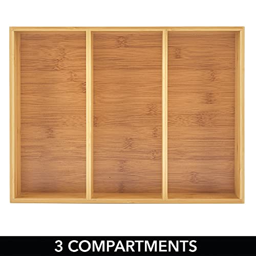 mDesign sorteerdoos – opbergbox met 3 compartimenten – handige keuken organizer voor in de keukenkast of het… - Image 5