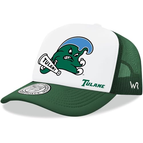 BH Fashion Company Tulane University Green Wave Trucker Mesh Snapback Jumbo Cap