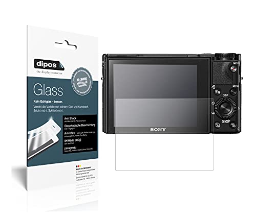  dipos I 2x Pellicola Protettiva opaco compatibile con Sony Cyber-Shot DSC-RX 100V Protezione Vetro Flessibile 9H