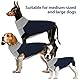KONVINIT Hundepulli für große Hunde,Hundepullover Fleece Hunde Pullover Winter Warm Rollkragen Winterpullover Hund Fleecemantel für Innen- und Außenbereich