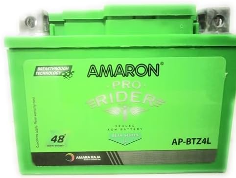 Amaron Pro Bike Rider Beta ABR-PR-APBTZ4L Two Wheeler Battery (Capacity: 4 amp_hour)