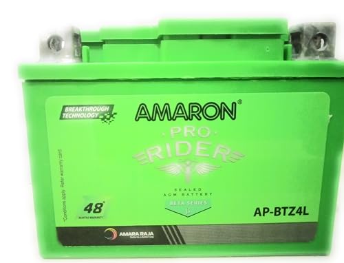 Amaron Pro Bike Rider Beta ABR-PR-APBTZ4L Two Wheeler Battery (Capacity: 4 amp_hour)