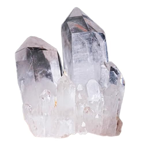 SUPBEI Crystal de Roche guérisse Natural Clear Quartz Cluster Mineral Geode Druzy Spécimen Décoration de la Maison des Cristaux Blancs, Style aléatoire env,80~120g