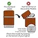 Leather Lighter Case Compatible Zippo Classic Size - Lighter Cover and Pouch for Zippo Top Grain Leather Pouch in Brown
