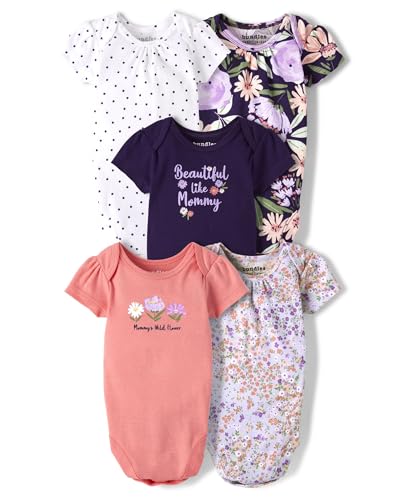 Image of The Children's Place baby girls Butterfly Flutter Bodysuit