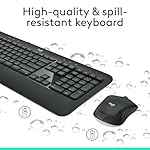 Logitech MK540 Advanced Wireless Keyboard and Mouse Combo for Windows, 2.4 GHz Unifying USB-Receiver, Multimedia Hotkeys, 3-Year Battery Life, for PC, Laptop - Image 4