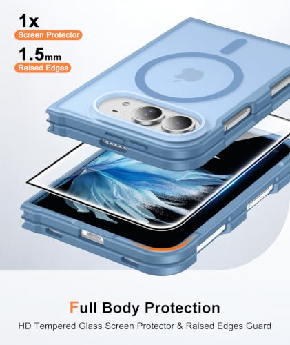 Image of FNTCASE for Phone 2026 Ultra Case /Phone Fold Phone Case Light Blue