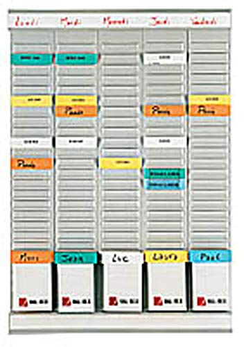 Planning WEEKLY PLANNER 5 bandes de 24 fiches indice 2