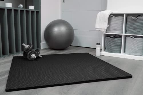 Image of Kangler 20 pcs Gym Mats Set - EVA Foam Puzzle Floor Mats, High-Density Interlocking Foam Floor Tiles Home Workout Exercise Mats for Play-Room Garage Pool Treadmill Garage Kitchen Flooring