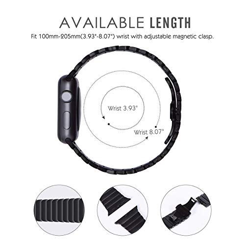 MaKTech Bracciale a Maglie in Acciaio Inossidabile...