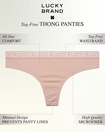 Lucky Brand Women's Thong Panties 10Pack2