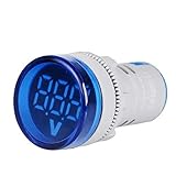  3 stücke AC20-500V-LED. Große Anzeigespannungszähler Digital Gauge Voltanzeige Signallampe Voltmeter Beleuchtung Tester-Blau