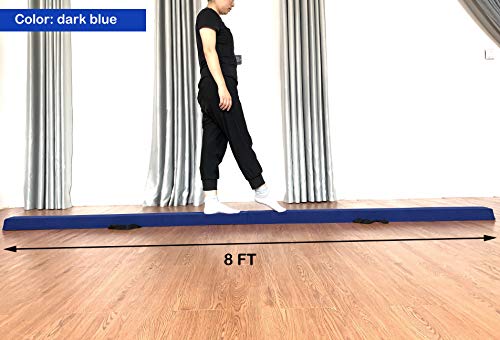 Image of Marfula 6 FT / 8 FT / 9 FT Folding Gymnastics Beam Foam Balance Floor Beam