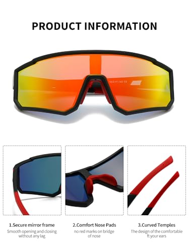 Sports Sunglasses for Men and Women Cycling Running Golf Fishing Sunglasses3
