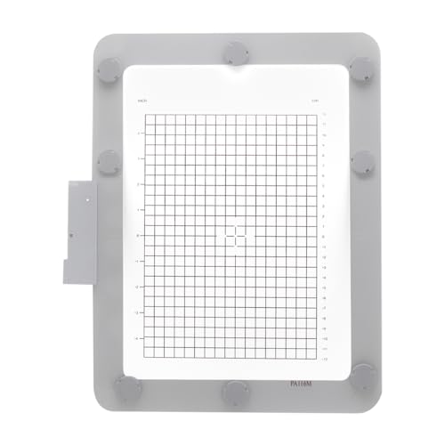 MagnaHoop Magnetic Hoop for Husqvarna Viking Designer Diamond Deluxe Royale Ruby Topaz Epic Pfaff Creative Sensation Vision, Metal Magnet Embroidery Machine Sash Frame (10.2x8-PA116M)