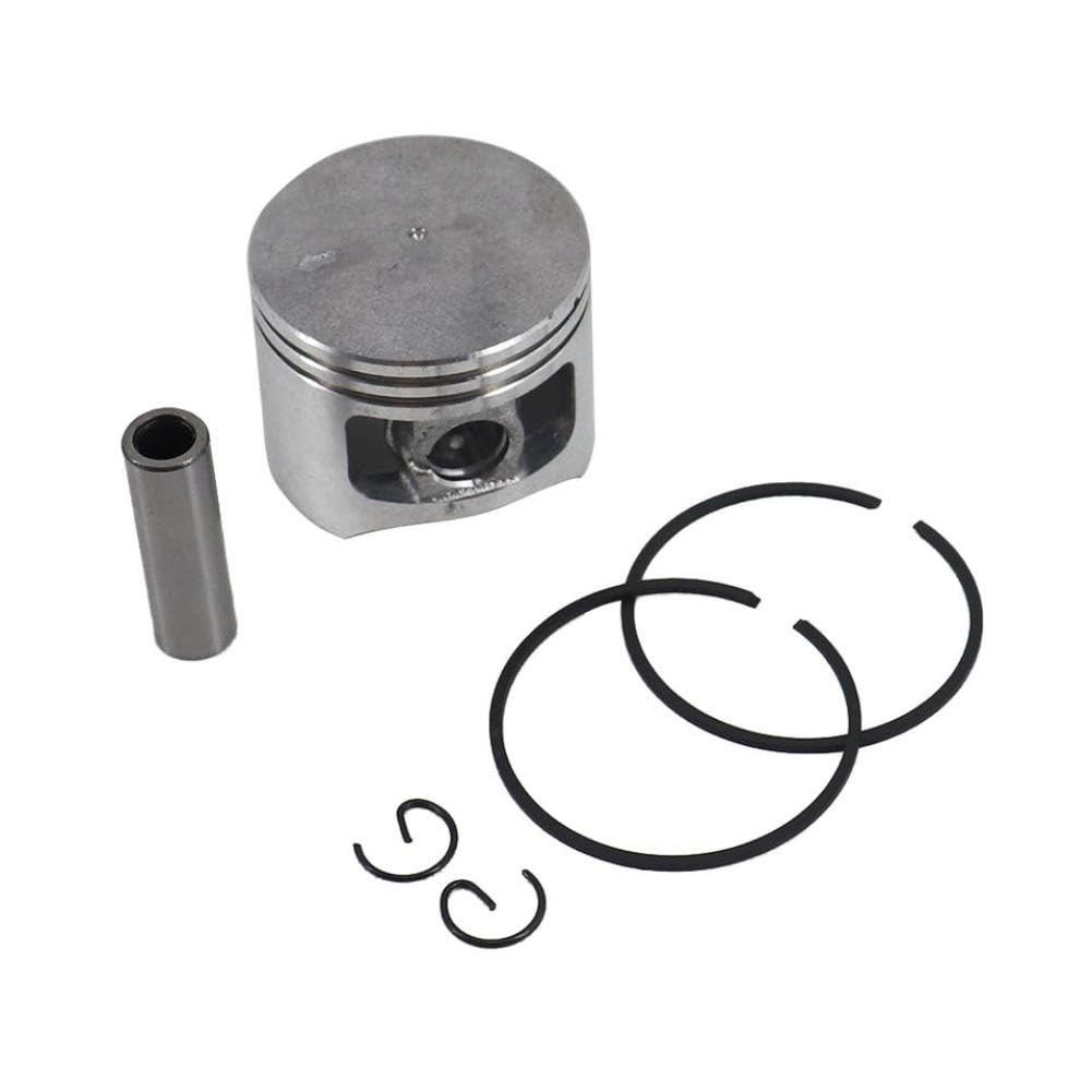 Chainsaw Piston Ring Pin Kit 1 Set 5200 52CC 45mm Chainsaw Piston Set Compatible with Chainsaw Models