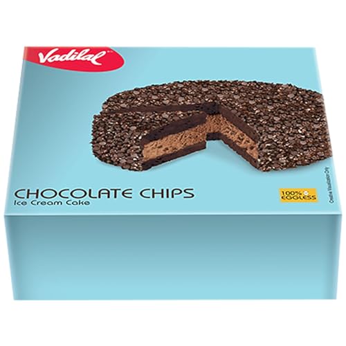 Image of Vadilal Chocolate Chips Ice Cream Cake, 500 ML
