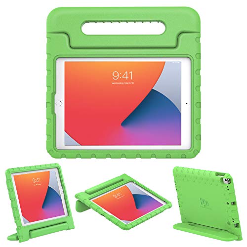 Tragbar Schutzhülle für iPad 8. Generation 2020/iPad 7. Generation 2019, Kindgerechte Hülle mit Griff Standfunktion Anti-Stoß Case für Kinder