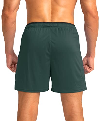 Image of G Gradual Men's Gym Workout Shorts Zipper Pockets 5 inch / 7 inch Quick Dry Breathable Runing Athletic Short for Men