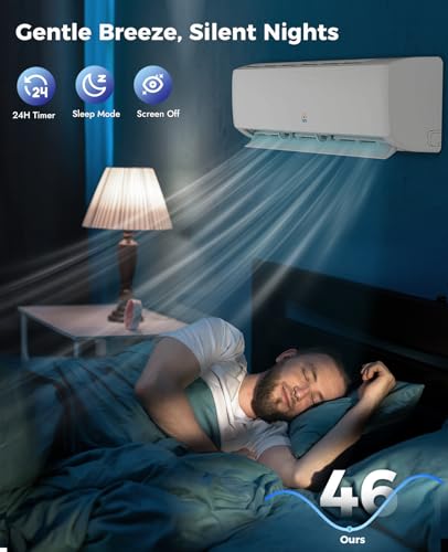Image of Mini Split Ac /Heating System, 18000 BTU 230V 19 SEER2 Split AC Unit