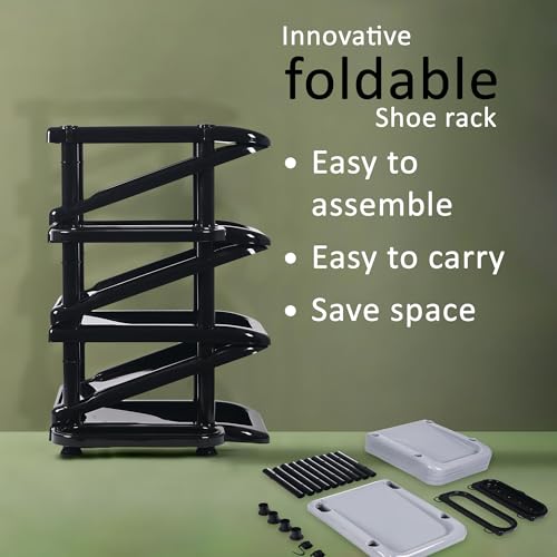 Kuber Industries Stackable 4 Tier Plasti - Image 5 of 8