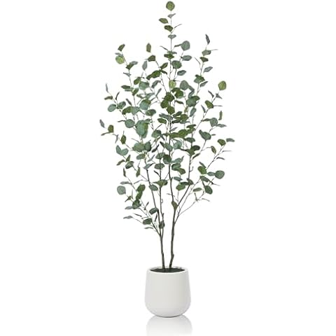 Fopamtri 150 cm Artificial Eucalyptus Tree Cover