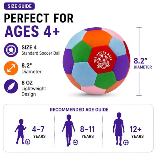 Safe Sport Gear The House Ball Indoor Soccer Ball