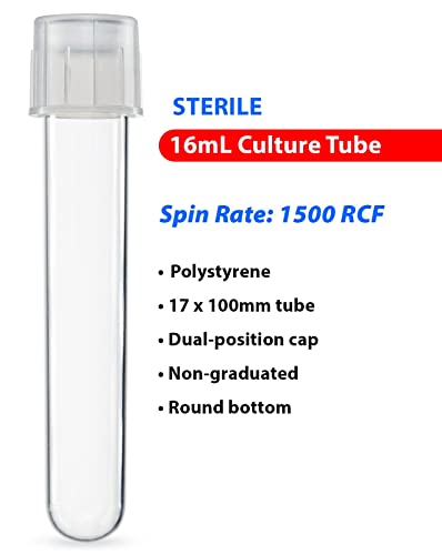 Globe Scientific 110158 Polystyrene Culture Tube thumb #1
