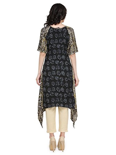 Image of INDIBELLE Raglan Double Print Rayon Kurta