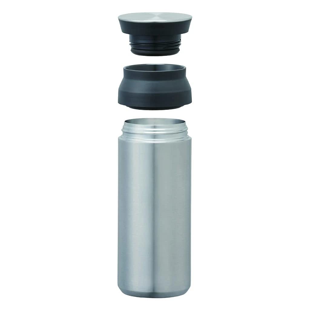 Kinto Travel Tumbler Edelstahl | 500 ML | Isothermisch | Doppelwandige Anti-Burn-Funktion |