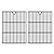 WEBROIL Grill Grates Replacement Part for Nexgrill 4 Burner 720-0830H 720-0670A 720-0783E 5 Burner 720-0888N,17" Cast Iron Cooking Grid for Charbroil 463241113,Kenmore 41516106210 Gas Grill,2 Pack