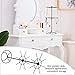 Wnvivi 2Pcs 2 Tier Rotating Necklace Holder Jewelry Tree Bracelet Stand Display Organizer For Necklaces, Bracelets, Earrings, Rings