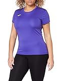 Joma Combi Woman M/C Camiseta Deportiva para Mujer de Manga Corta y Cuello Redondo, Morado (Purple), S