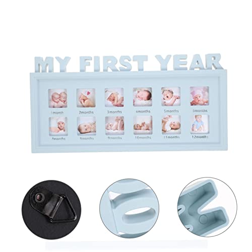 Abaodam 3 Pecas Moldura De Foto De Lama Com Impressão De Mão Lembrancinha Bebe Recem Nascido Quadro