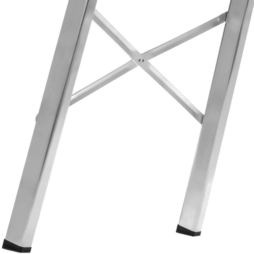 EasySpeed Portátil Taburete Plegable Escalera Aluminio 3 peldaños de Tijera,Super Resistente hasta 150Kg alumino Antideslizante,Ideal para La Cocina, El Baño o El Dormitorio
