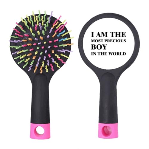 Brosse à cheveux démêlante Art Déco I Am The Precious Boy chic pour salon