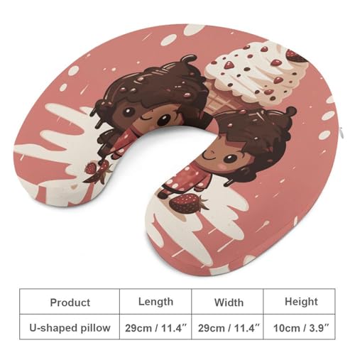 Almohada espuma viscoelástica tamaño único U miniatura 2