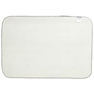 Amazon Brand - Solimo Anti Slip Microfibre Bathmat, 50cm x 80cm - Pack of 2 (Beige)