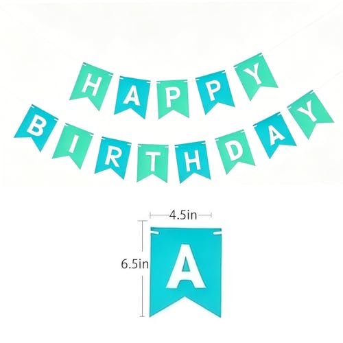 Image of Happy Birthday Banner Birthday Party Supplies (Blue 1)