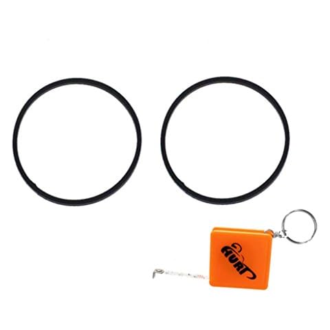 HURI 2x Carburettor Bowl Gasket O Ring Seal for Qualcast Classic 35s, 43s, Atco Balmoral 14s, 14se, 17s, 17se, 20s, 20se, Suffolk Punch 14s, 17s Mowers with AQ148 Aluminium 148cc Engines Cover