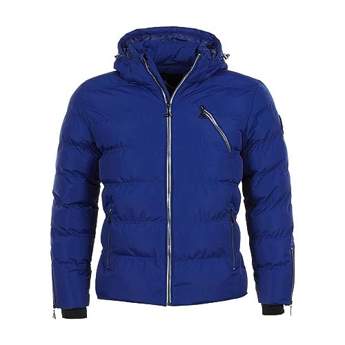 Peak Mountain-Daunenjacke Mann Cares-blau-XXXL