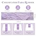 Sioloc 10 Pack Lilac Purple Lavender Cheesecloth Table Runner 120'' x 35'',Spring Easter Decor Soft Gauze Boho Wedding Table Decor for 10ft Table Birthday Party,Baby Shower, Bridal Shower