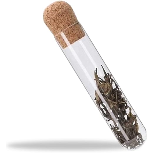 Chymey Glass Test tube Tea Infuser Glass Strainer for tea