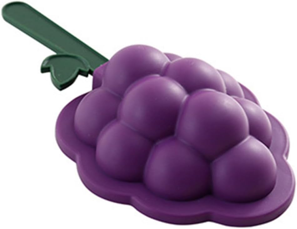 Fruit Ice Pop Mold with Lid, Silicone DIY Making Tray