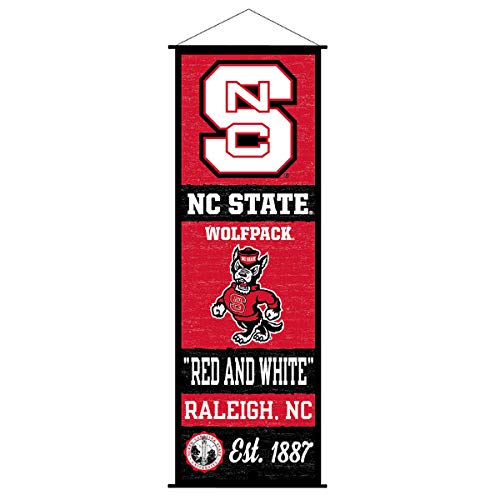 North Carolina State Wolfpack Bannière et faites Défiler Sign