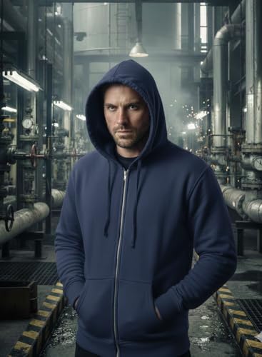 Image of Just In Trend Flame Resistant FR Fleece Hoodie - 100% C - Heavy Weight