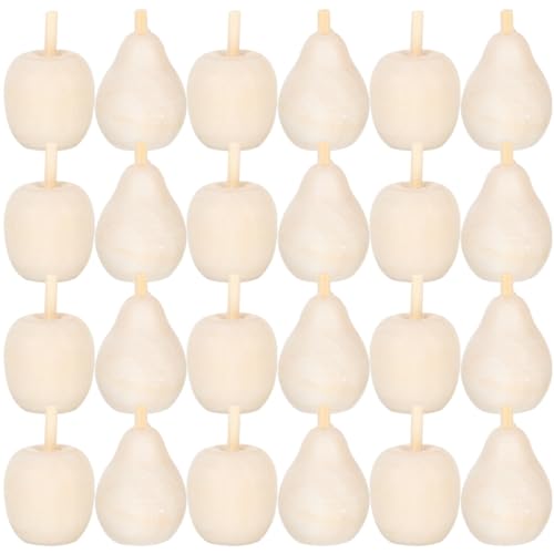 Lurrose �������̖؍H�|�i40pcs �t���[�c�N���t�gDIY�Z�b�g �ؐ��ʕ��͌^ �n���͈�ޓh���p�I�[�i�����g �z�[������ �͌^�쐬����