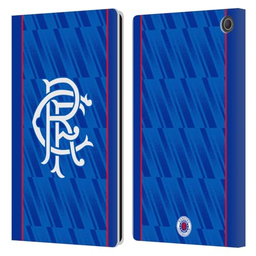 Étui portefeuille Amazon Fire Max 11 2023 Rangers FC : protection cuir Head Case Designs