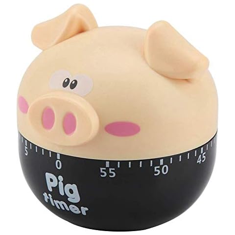 Temporizador Mecánico de Cocina en Forma de Cerdo Cover